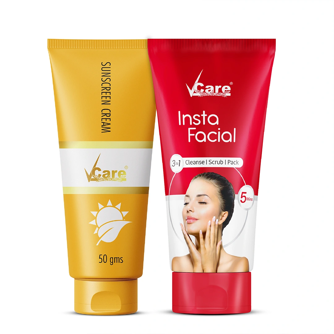 Glow & Sun Protection Combo – Insta Facial & Sunscreen